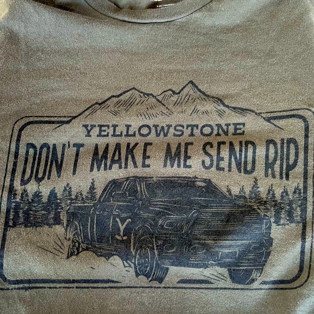 Yellowstone Rip Themed Graphic Tee “Don’t Make Me Send Rip” - Picture 3 of 8